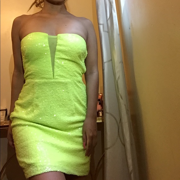Fashion Nova Dresses & Skirts - Neon Sequin Dress